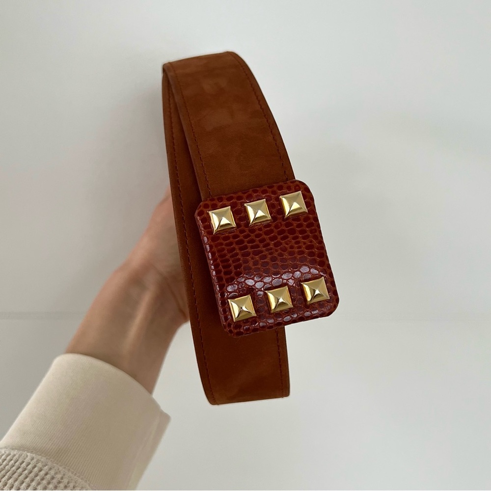 Vintage Mondi Accessories Leather Belt Made in Germany 36 inch